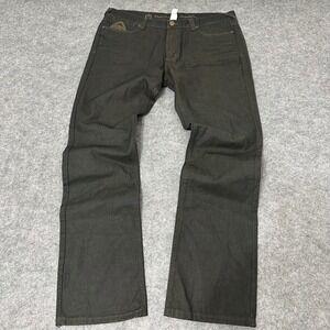 Cain & Abel Jeans Mens 38 Black The Slims CA-32 Studded Embroidered Denim